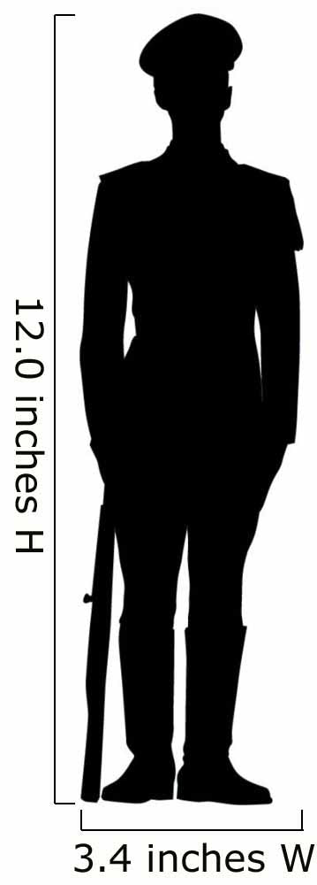Military Silhouette Wall Decal