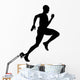 Athletic Runner Silhouette Wall Decal