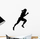 Athletic Runner Silhouette Wall Decal