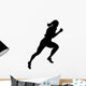 Athletic Runner Silhouette Wall Decal