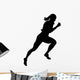 Athletic Runner Silhouette Wall Decal
