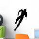 Athletic Runner Silhouette Wall Decal
