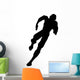 Athletic Runner Silhouette Wall Decal