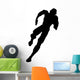 Athletic Runner Silhouette Wall Decal