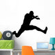 Athletic Runner Silhouette Wall Decal