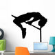 High Jump Track and Field Silhouette Wall Decal