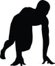 Running Silhouette Wall Decal