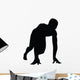 Running Silhouette Wall Decal