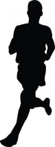 Running Silhouette Wall Decal