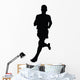 Running Silhouette Wall Decal