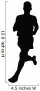 Running Silhouette Wall Decal