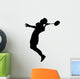Badminton Silhouette Wall Decal