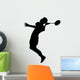 Badminton Silhouette Wall Decal