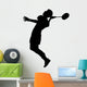 Badminton Silhouette Wall Decal