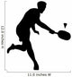 Badminton Silhouette Wall Decal