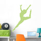 Lime Green Attitude Ballet Wall Decal