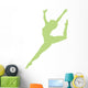 Lime Green Attitude Ballet Wall Decal