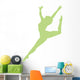 Lime Green Attitude Ballet Wall Decal