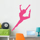 Hot Pink Attitude Ballet Wall Decal