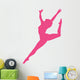 Hot Pink Attitude Ballet Wall Decal