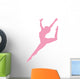Pink Attitude Ballerina Wall Decal