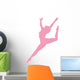 Pink Attitude Ballerina Wall Decal