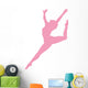 Pink Attitude Ballerina Wall Decal
