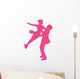 Hot Pink Ballet Dancers Wall Decal