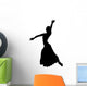 Dancing Black Flamenco Wall Decal