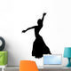 Dancing Black Flamenco Wall Decal