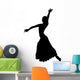 Dancing Black Flamenco Wall Decal