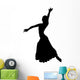 Dancing Black Flamenco Wall Decal