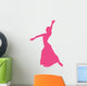 Hot Pink Flamenco Dancer Wall Decal