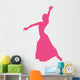 Hot Pink Flamenco Dancer Wall Decal