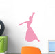 Light Pink Flamenco Dancer Wall Decal