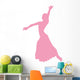 Light Pink Flamenco Dancer Wall Decal