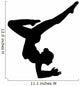 Black Ballet Dancer Silhouette Wall Decal