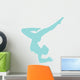 Light Blue Balanced Dancer Wall Decal