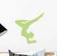 Lime Green Balanced Dancer Wall Decal
