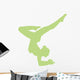 Lime Green Balanced Dancer Wall Decal