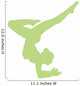 Lime Green Balanced Dancer Wall Decal