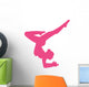 Hot Pink Balanced Dancer Wall Decal