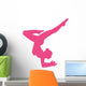 Hot Pink Balanced Dancer Wall Decal