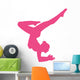 Hot Pink Balanced Dancer Wall Decal