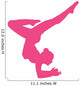 Hot Pink Balanced Dancer Wall Decal
