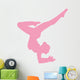 Light Pink Balanced Dancer Wall Decal