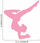 Light Pink Balanced Dancer Wall Decal