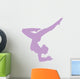 Purple Balanced Dancer Wall Decal