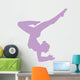 Purple Balanced Dancer Wall Decal