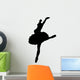Black Ballet Dancer Silhouette Wall Decal